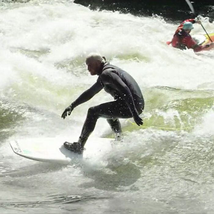 There's a bonafide surfing community in Montana now, and they are some of the most surf stoked people out there.