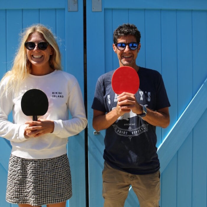 Set your ears to listen and your eyes to watch. Worlds collide, and Steph Gilmore has a killer forehand serve.