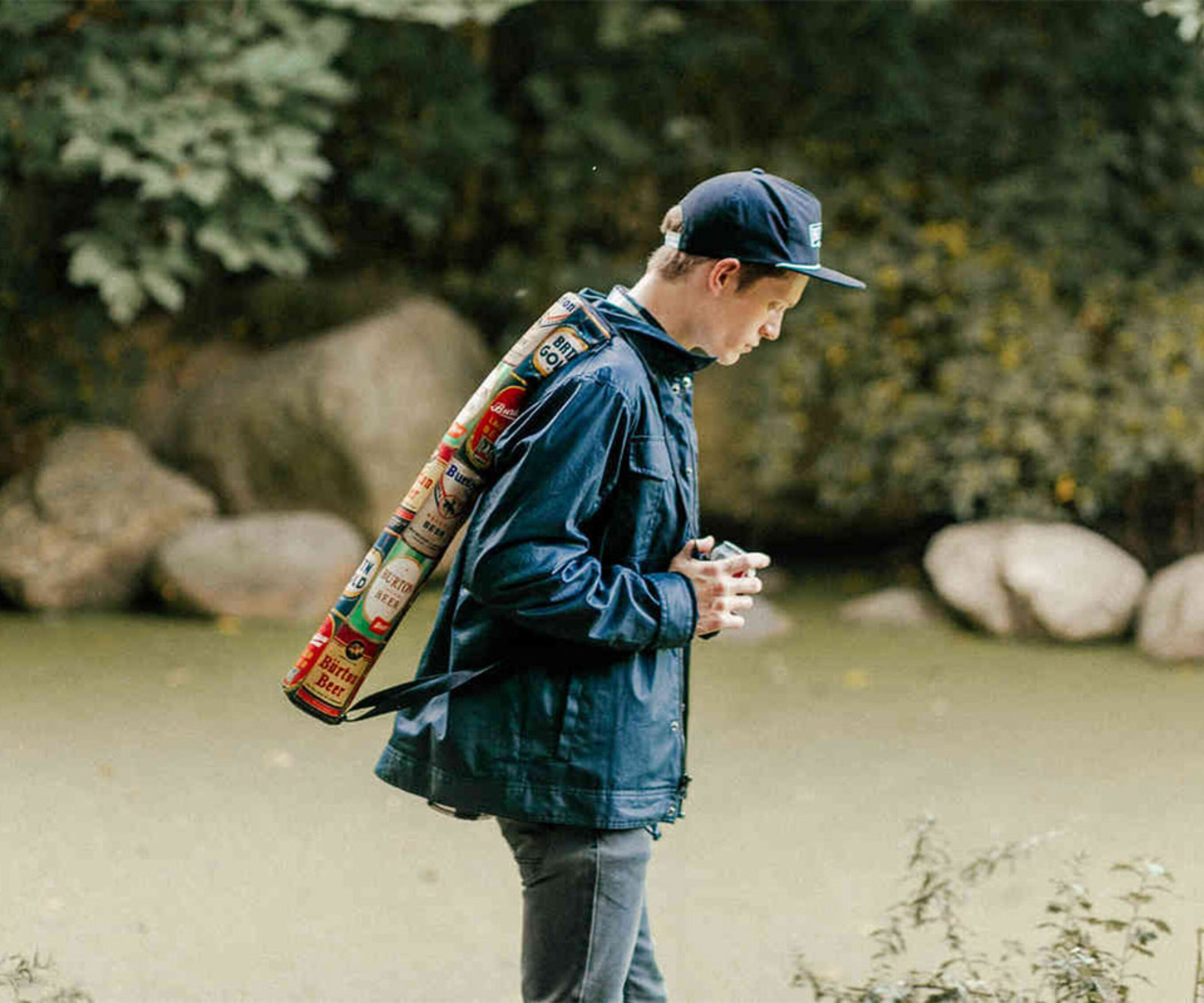 On the 4th, the party is where the beer is. Carry your beer with you, and you are the party. Photo: Burton