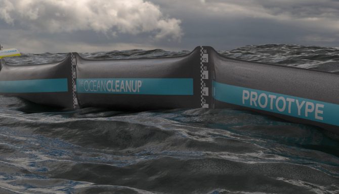 This might be the technology that rids the ocean of plastic for good. Photo: The Ocean Cleanup