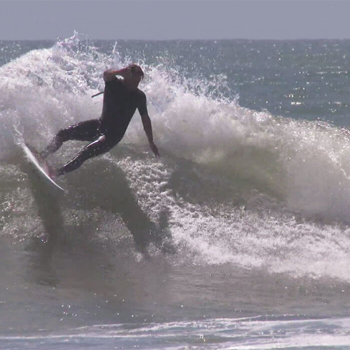 This isn't a very interesting clip of Dane Reynolds. Average waves, Dane looking a little more average than usual.