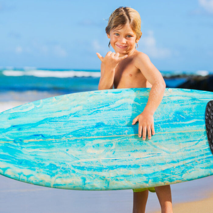 You can learn a lot from a grom. Selflessness is definitely at the top of that list. Photo: Shutterstock