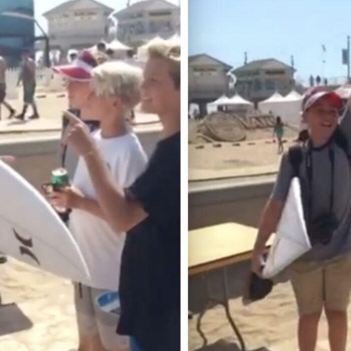 So generous, Julian. Just think. One grom was willing to pay you 93 bucks. Photo: Instagram