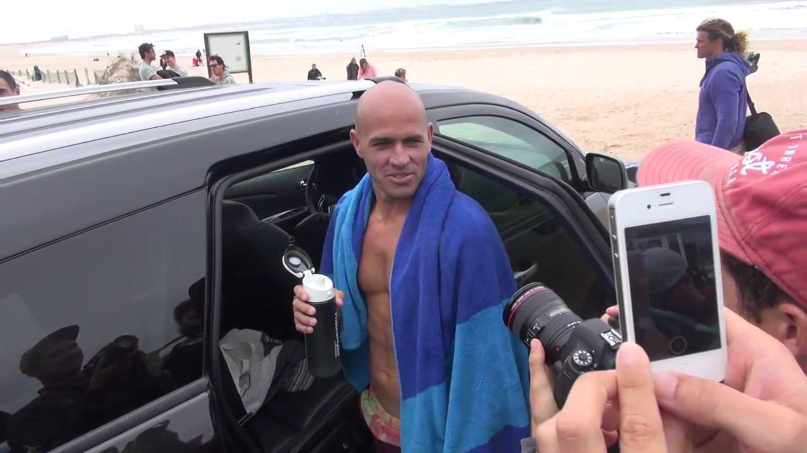 Kelly drank out of a reusable water bottle after that 720 in Portugal. Ipso facto, if you use a reusable water bottle you'll land a 720. Period. Photo: Youtube