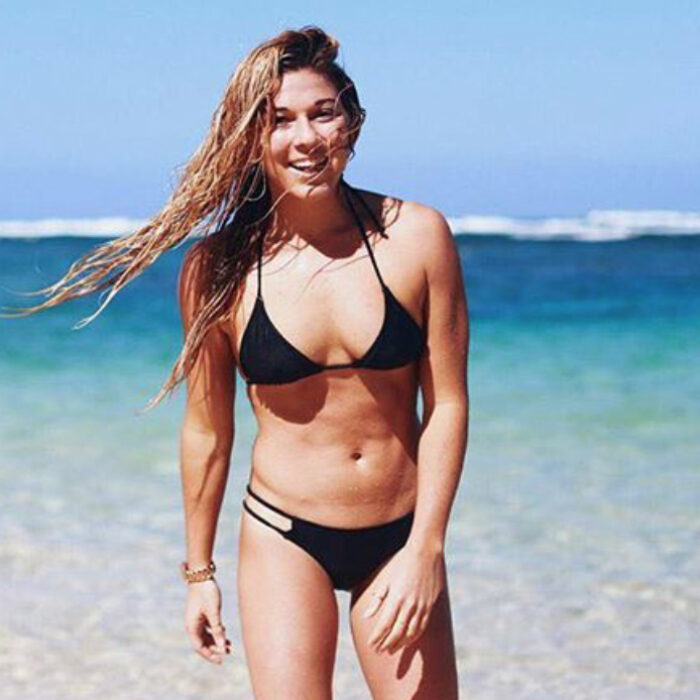 Coco Ho is one of 36 action sports athletes spearheading the new coconut water brand Villager. Maybe the end is night for the caffeinated sugar? Photo: @villagergoods
