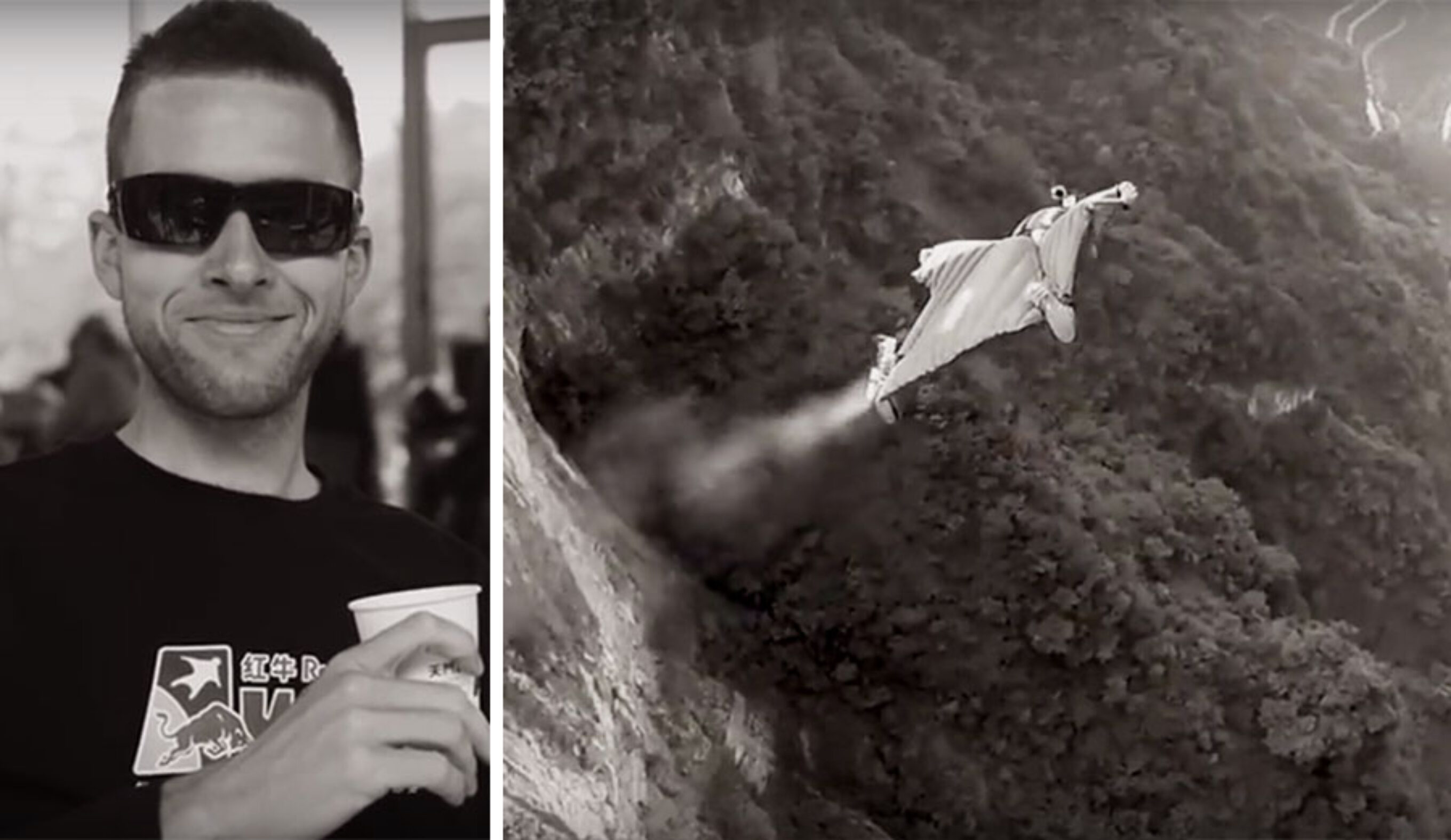 Uli Emanuele died tragically on Wednesday after a wing suit stunt went wrong.