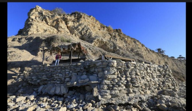 The stone fort at Lunada Bay, is set to be demolished. Photo: LA Times
