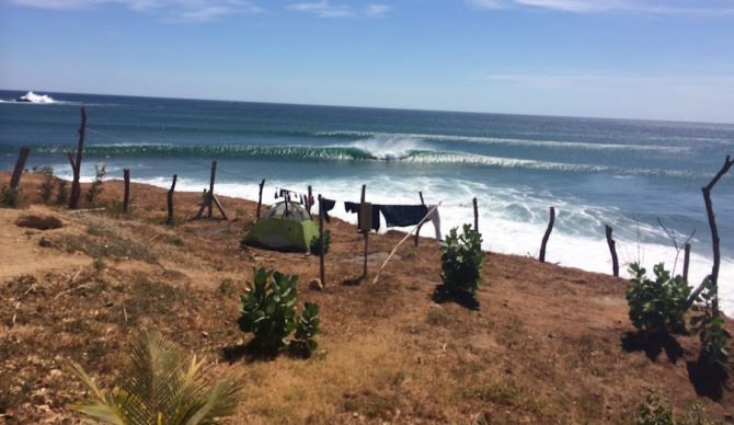 I can think of worse places to camp. Cliffside at the Monkey House. Photo: Wyatt Fowler