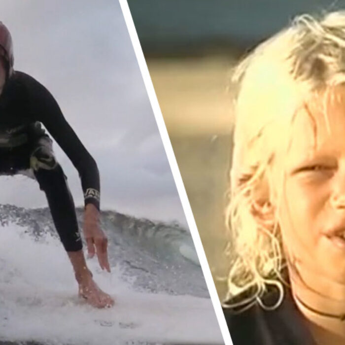 Bruce Gold and John John Florence. Two stoke specimens from different points in their surf life.