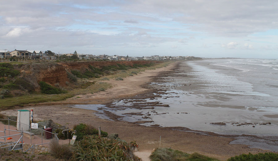 CoastAdapt puts high tides, predicted sea-levels, and low lying areas together to form an accurate portrait of what things might look like in the future. Photo: Elizabeth Resta/Witness King Tides/Flickr