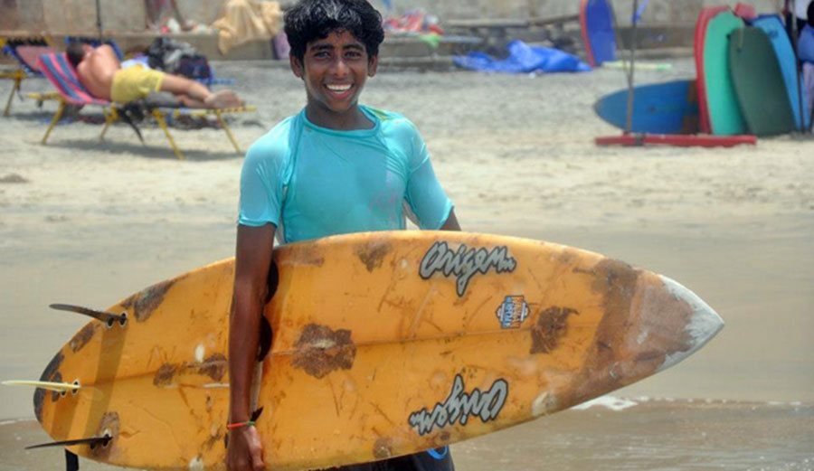 Raju, winner of an ISA Scholarship.