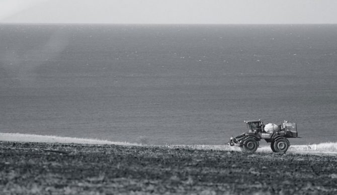 The west side of Kaua'i is considered the global ground zero for the experimentation of genetically engineered seeds and the pesticides that accompany them. Waimea, Kaua'i, Hawai'i. Photo: Danya Hakeem
