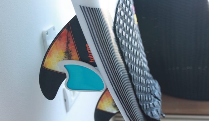 Rack Makes Your Board Look Like It S Floating The Inertia - Surfboard Wall Mount Vertical