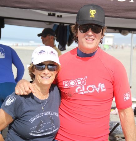 Jenkins down at Camp Pendleton volunteering with the Jimmy Miller Foundation. Photo: Jimmy Miller Foundation