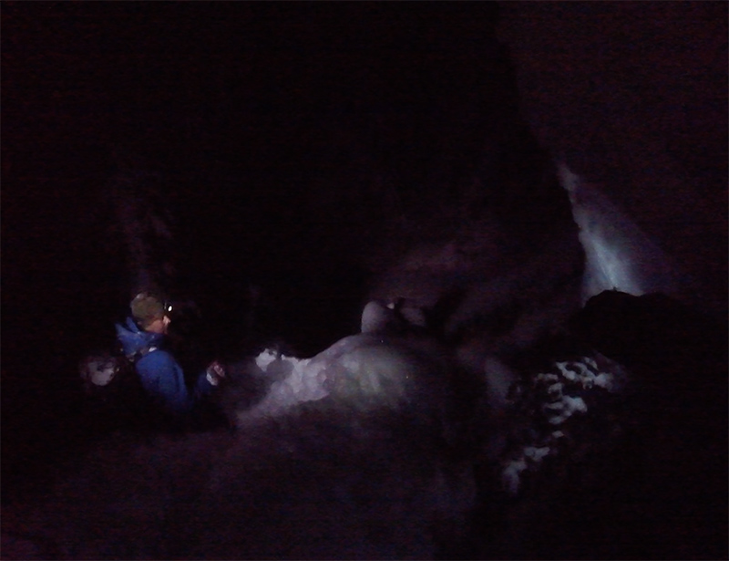 Snowboarding by headlamp. Sounds funner than it is. 