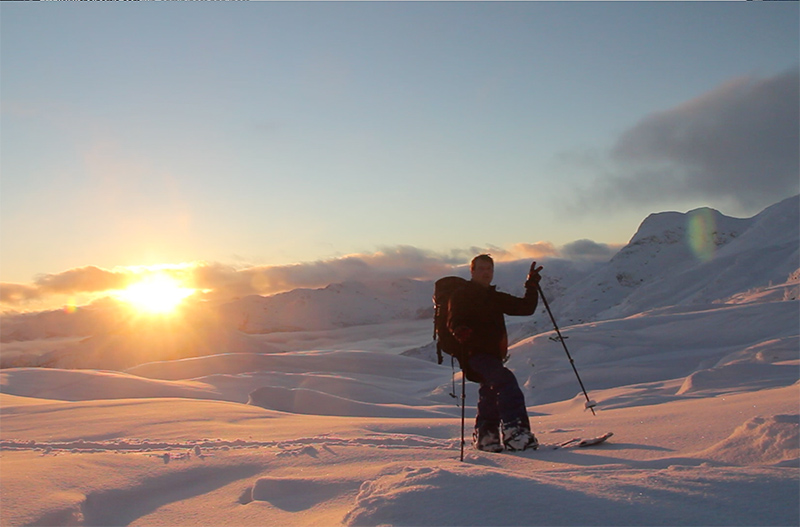 Alpine sunsets are pretty, until you realize that you are a long way from home.