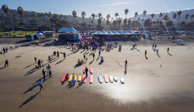 2016 Stance ISA Adaptive Surf Clinic. Photo: ISA/Sean Evans
