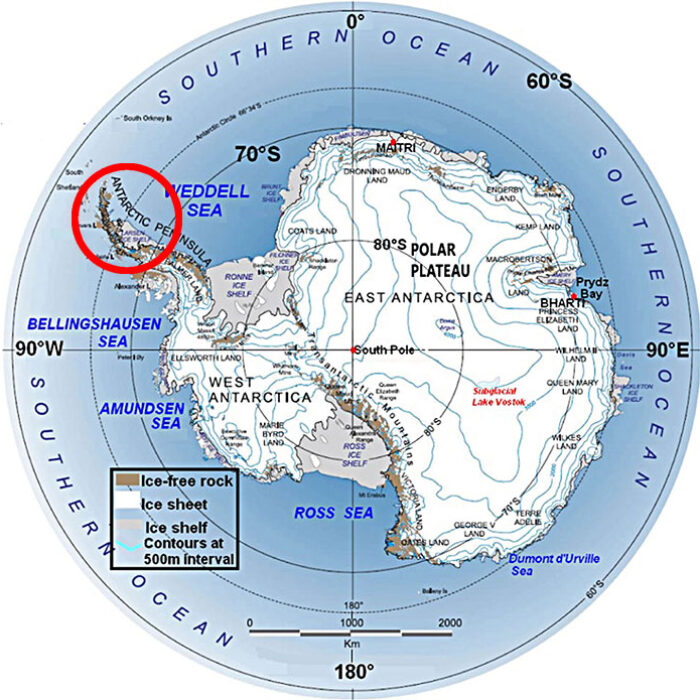 The Larsen Ice Shelf is breaking apart, shelf by shelf.