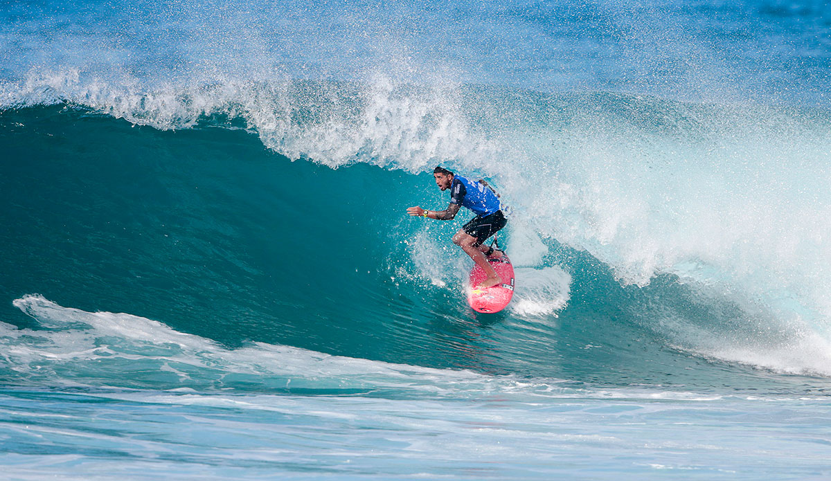 Determining the wildcards into the main event, the trials sees 32 surfers slug it out for two slots. Last year it was Jack Robinson and Jamie O'Brien.
