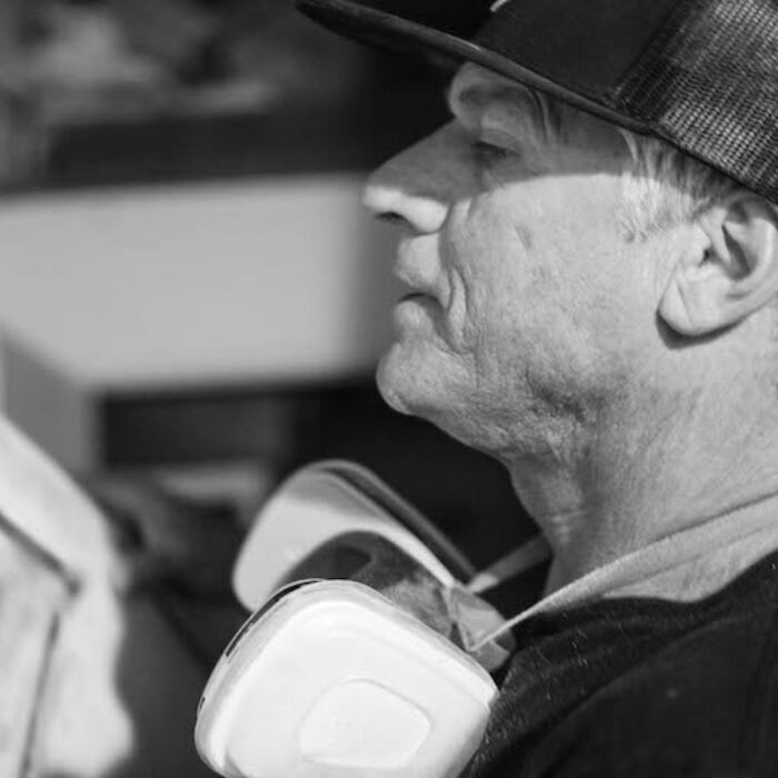 Robert Weiner of Roberts Surfboards shapes for Torrey Meister.