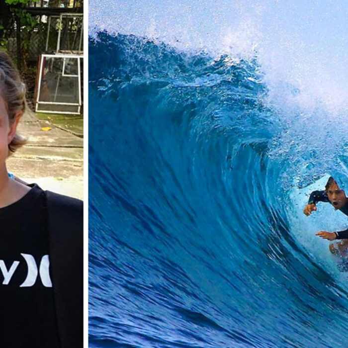Winter Vincent, ripping in surfing and in life.