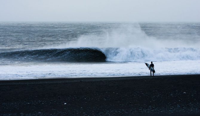 The surf in Iceland can be perfect. Photo: Nick Lavecchia