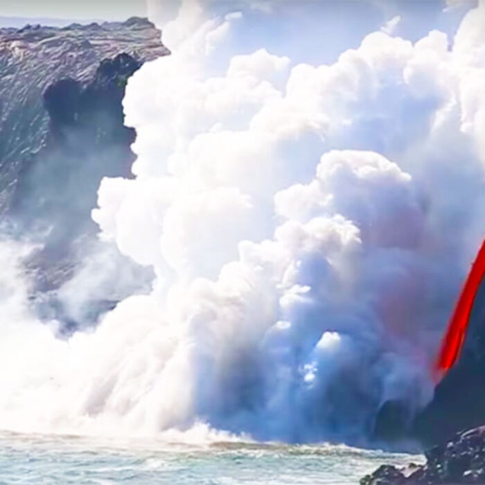 Lava flow in Big Island