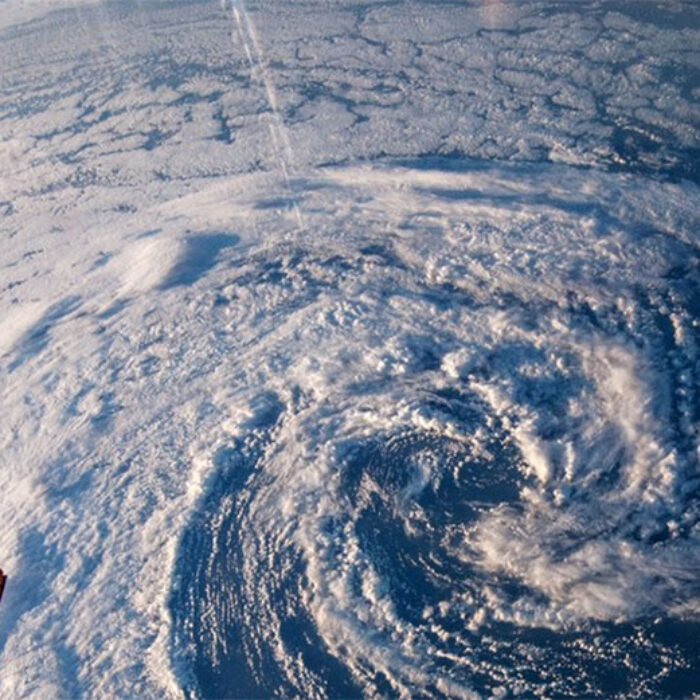 NASA has a long history of conducting climate science. Here, a NASA camera captures a storm over South Australia. NASA