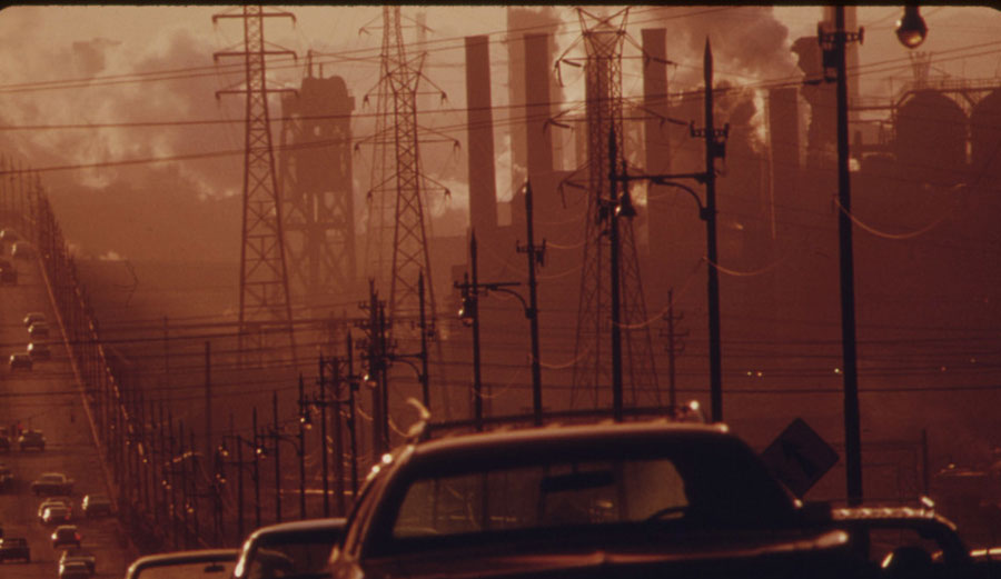 The bad old days: Public and political support for the EPA was highest when environmental problems like air and water pollution were more obvious than current problems like climate change or endocrine disruptors. U.S. National Archives