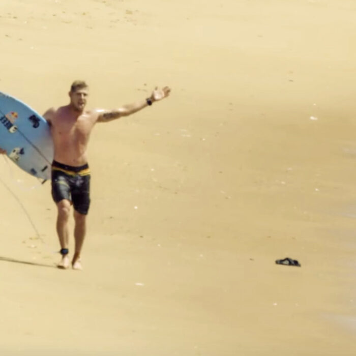 If Mick Fanning's done, that's fine with me.