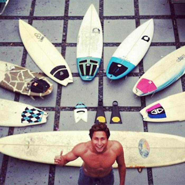 Got too many surfboards? Simplify. You'll be better for it. Photo: Weisberg