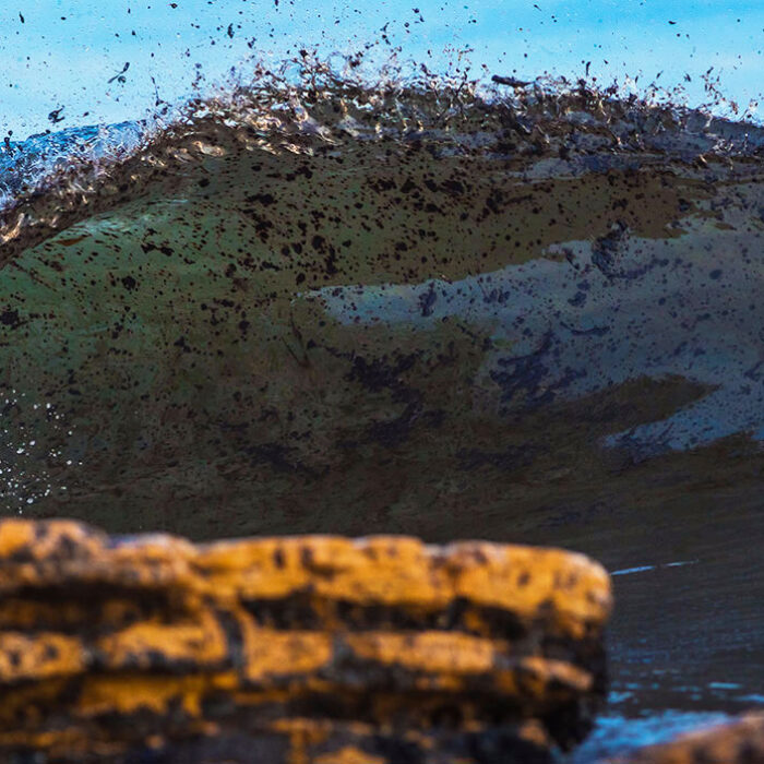 I was especially excited to surf at Refugio during the oil spill. That was awesome. Photo: Joshua Shelly