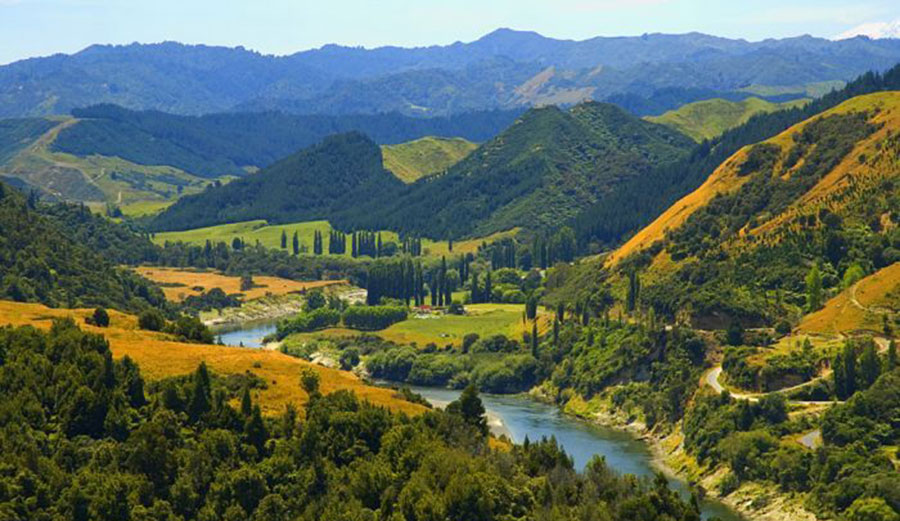 The Whanganui River was given legal personhood by New Zealand parliament on Wednesday. Photo: Wikimedia