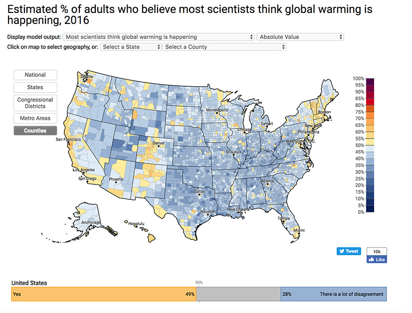 New Yale Study Reveals Most Americans Believe Global Warming Is ...