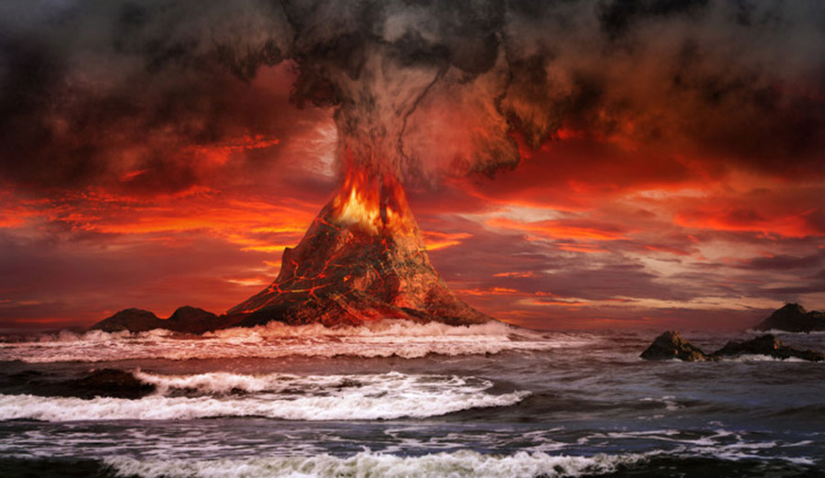 Recent research has strengthened the case for the other theory that water was always present in the rocks of the Earth’s mantle and was gradually released to the surface through volcanoes. Photo: Shutterstock