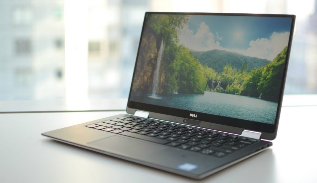 This laptop is made from plastics that died in the ocean. More than most laptops can say. Photo: Dell