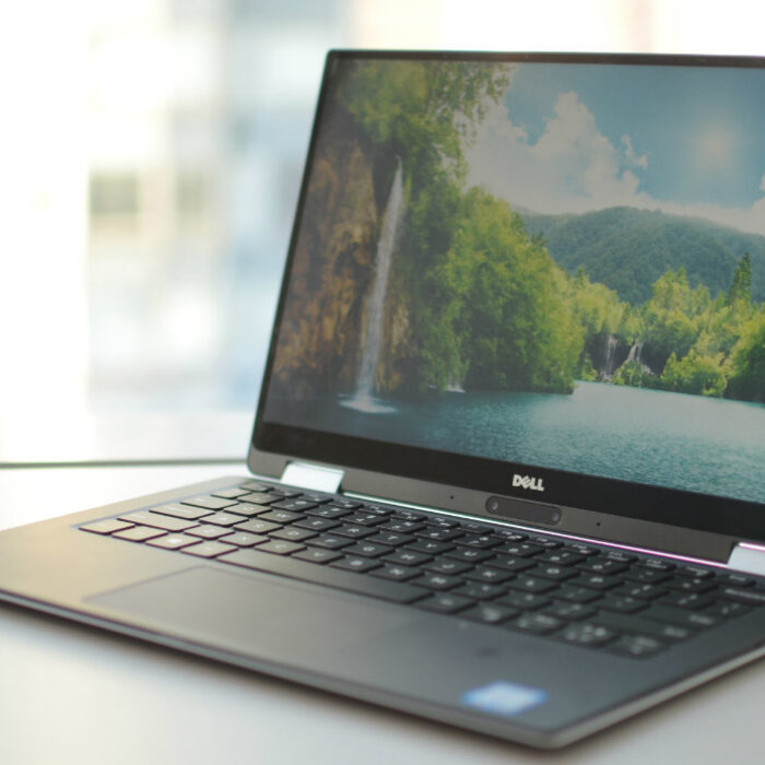 This laptop is made from plastics that died in the ocean. More than most laptops can say. Photo: Dell
