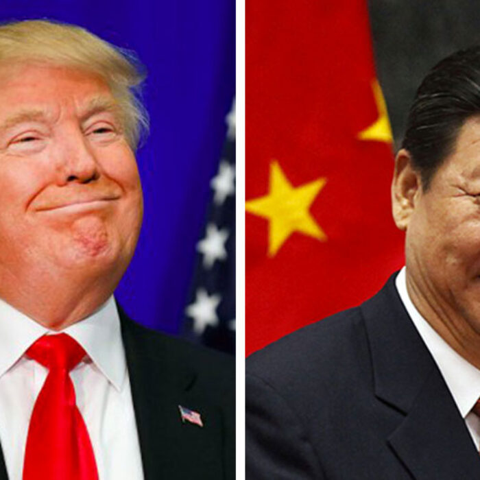 Donald Trump and Xi Jinping