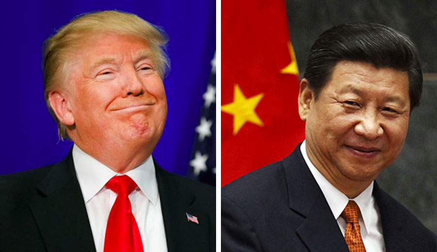Donald Trump and Xi Jinping