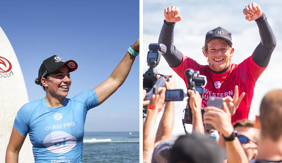 John John and Tyler have been nominated for one of the most prestigious awards in sports. Photos: WSL
