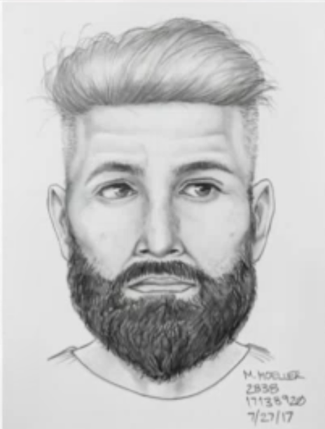 The San Diego County Sheriff's Office released this rendering of the suspect on Thursday. Photo: NBC