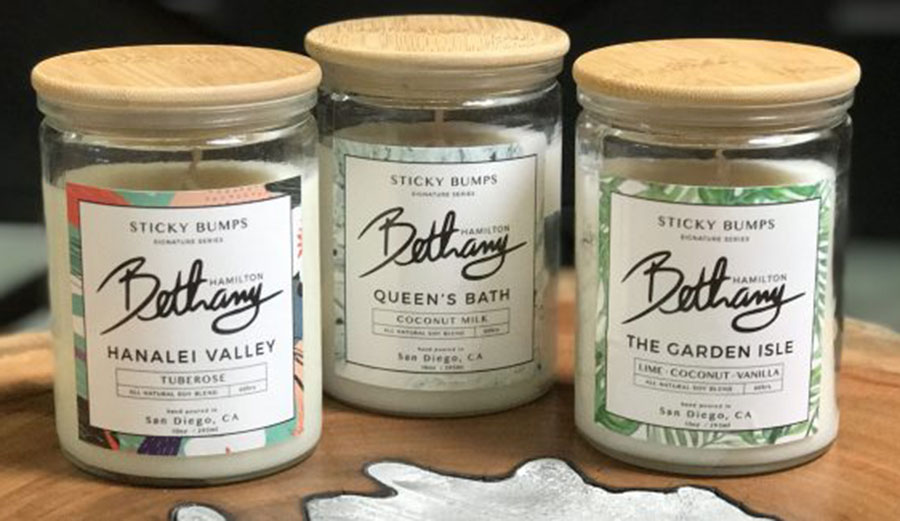 Candles! Bethany! Sticky Bumps!