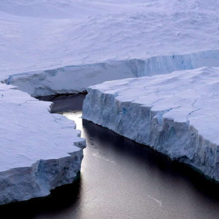 A piece of the Larsen Ice Shelf snapped off, creating one of the largest icebergs ever recorded. Image: EPA