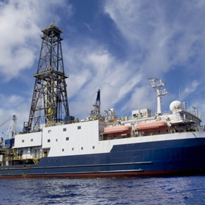 The team will use a vessel similar to this one to drill into Zealandia. Image: International Ocean Discovery Program