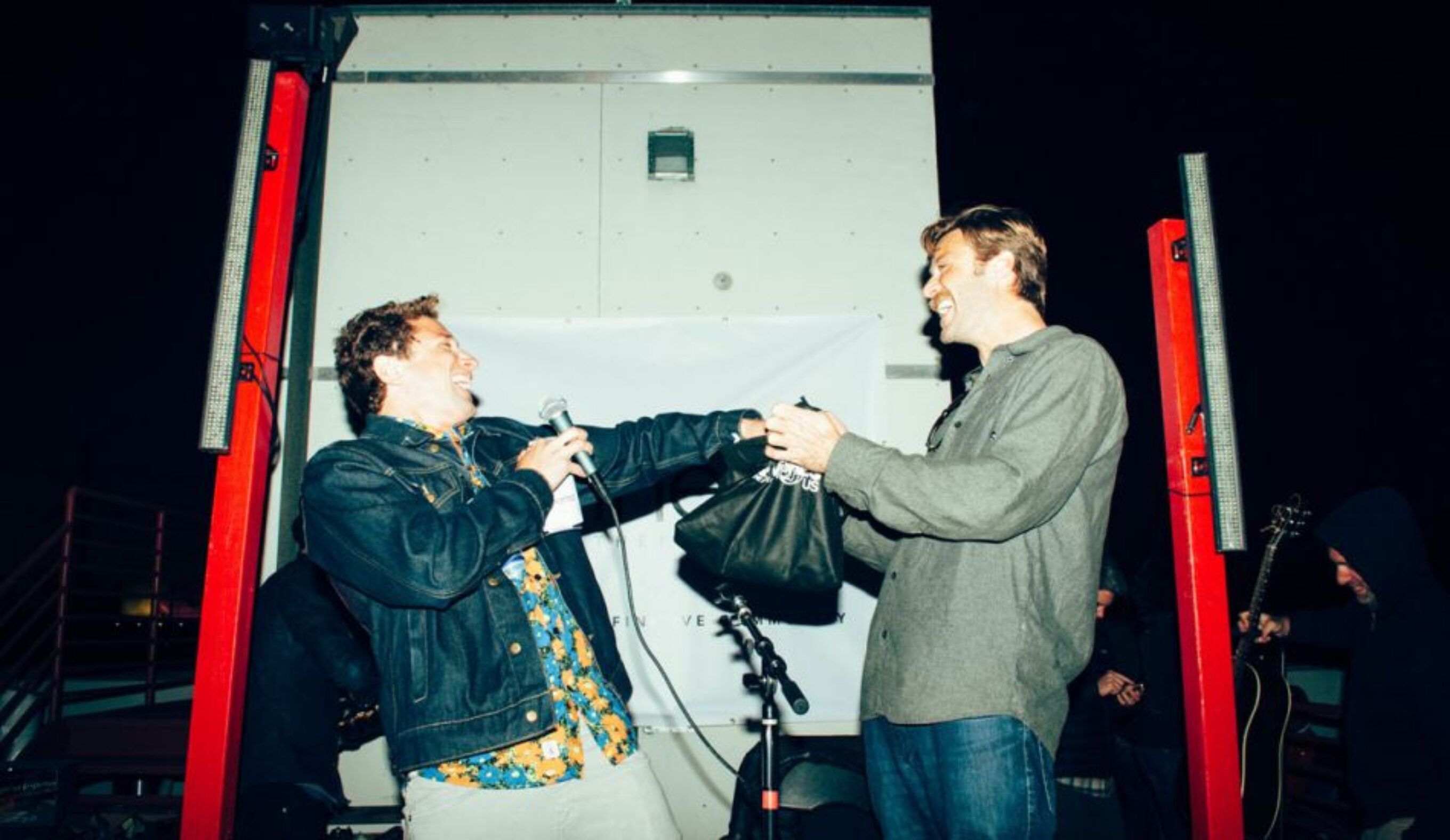 Here's Zach and Alex having a good 'ol time at The Inertia's relaunch party in 2014. Photo: Meg