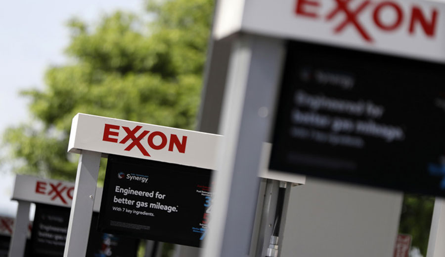 Exxon funded climate scientists while the bulk of its public-facing advertorials argued the science and cause of climate change was uncertain. Photo: AP/Mark Humphrey
