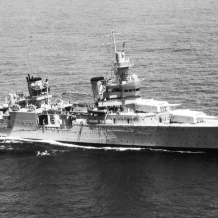 The USS Indianapolis, in its heyday. Photo: Al Jazeera