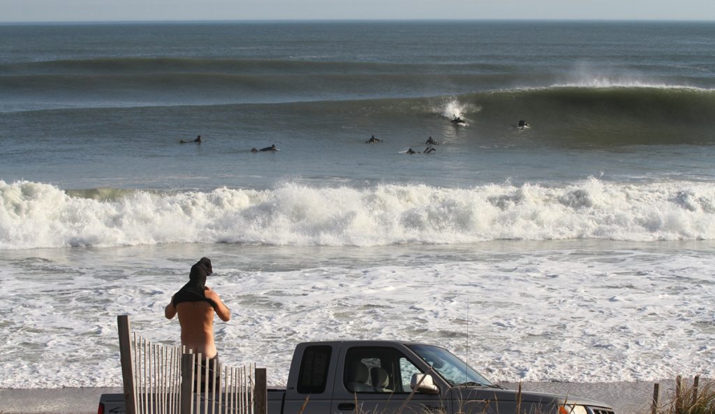The Outer Banks Kill Devil Hills area a few years back. A 66-year-old man was pulled dead from the water nearby. Photo: Mickey McCarthy