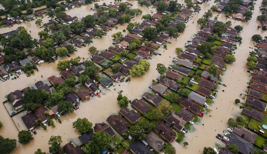Harvey's devastation is a complicated issue. Photo: ABC