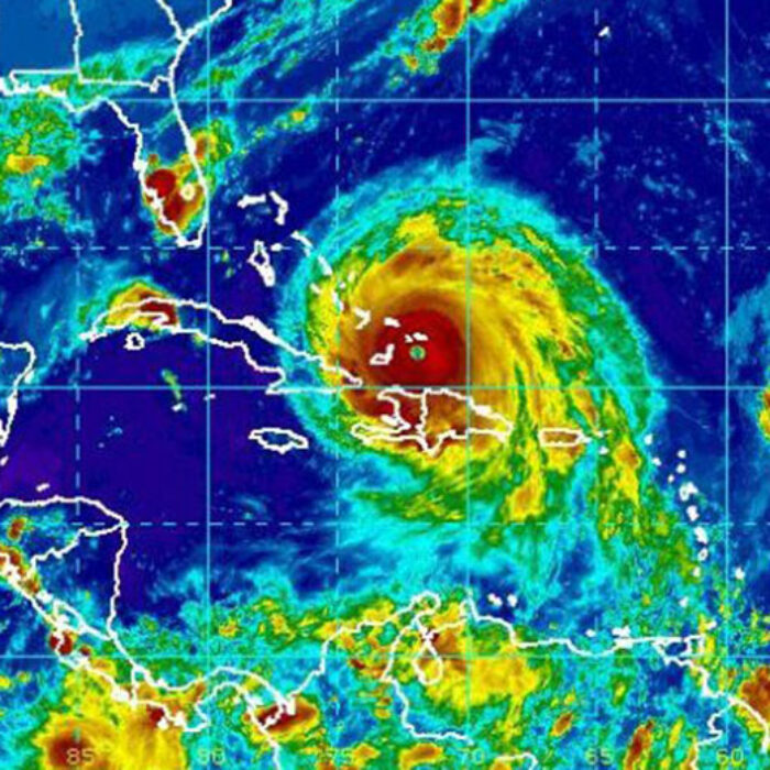 From the left: Hurricanes Katia, Irma and Jose. Photo: NESDIS